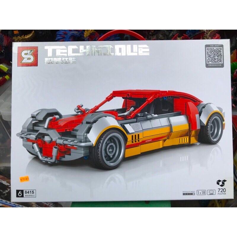 Lắp Ráp Siêu Xe Thể Thao Tỉ lệ 1:18 720 Mảnh