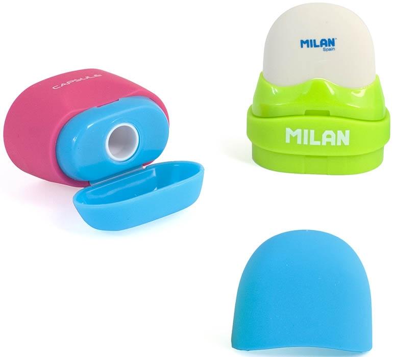 Gôm Kèm Chuốt Chì - Milan Capsule Mix - Thân Nhiều Màu