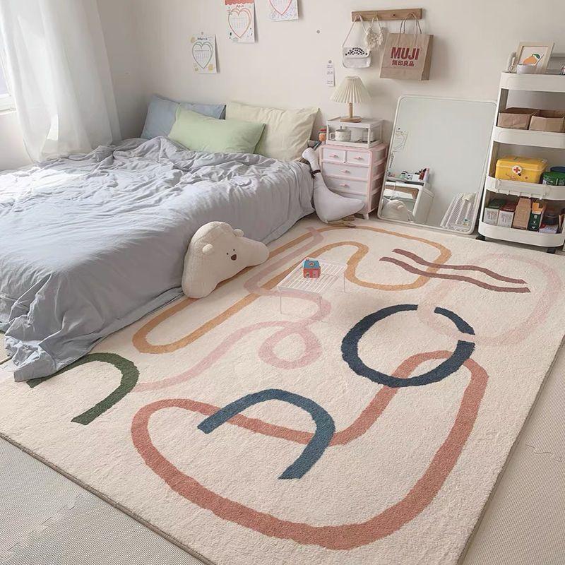 Thảm Trải Sàn Họa Tiết Hình Học Đơn Giản Hiện Đại