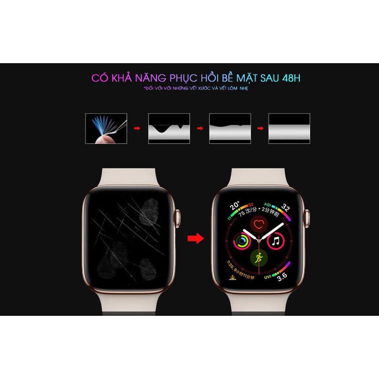 Miếng dán ppf mỏng dành cho đồng hồ apple watch, tấm dán bảo vệ ốp lưng chống xước chống va đập