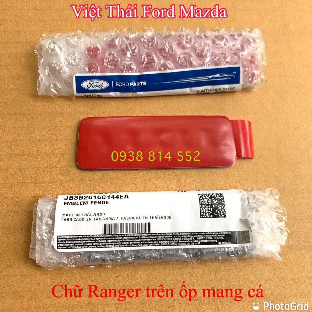 CHỮ TEM RANGER DÁN TRÊN ỐP MANG CÁ TAI XE RANGER