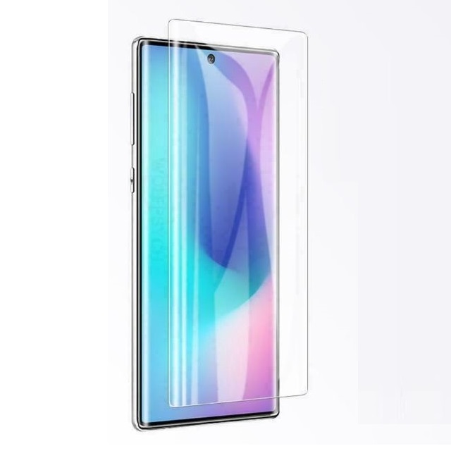 Tấm kính cường lực trong suốt full keo UV dành cho SamSung Galaxy S10 Lite