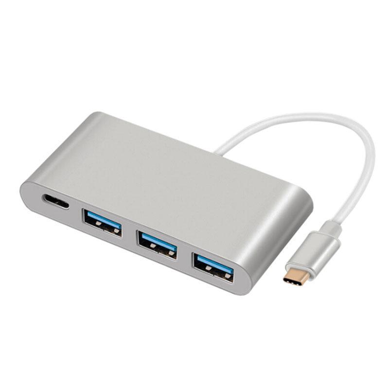 Đảm bảo chất lượng Bộ chuyển đổi HUB Type-C sang USB3.0 HUB Type C đa chức năng Bộ chia 3 cổng USB3.1