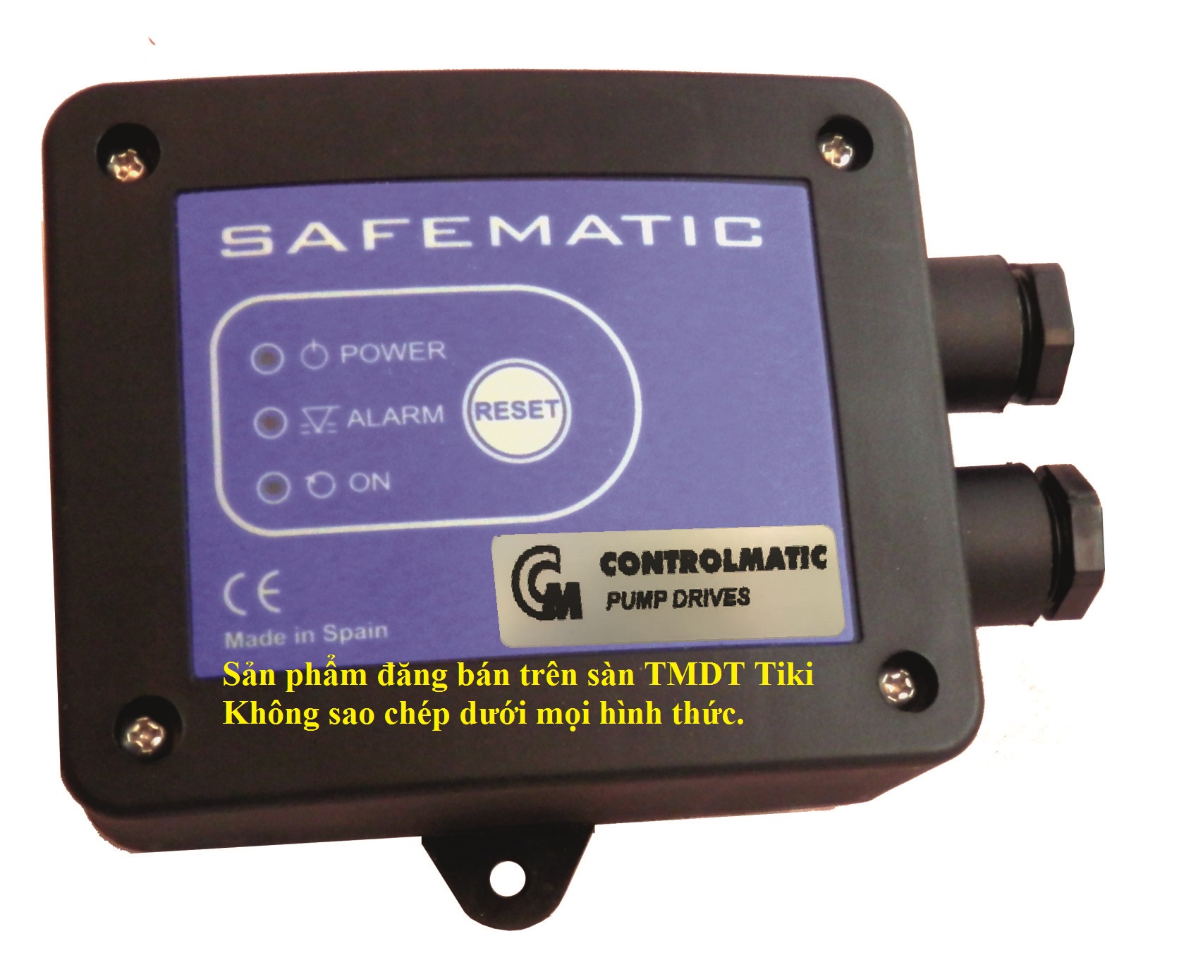 Combo Phao điện 5Vdc cho bơm đẩy cao kèm bộ điều khiển Chống Cạn Quá Tải Safematic Coelbo Tây Ban Nha - An Toàn - Lắp Đặt Nhanh - Hàng Châu Âu chính hãng