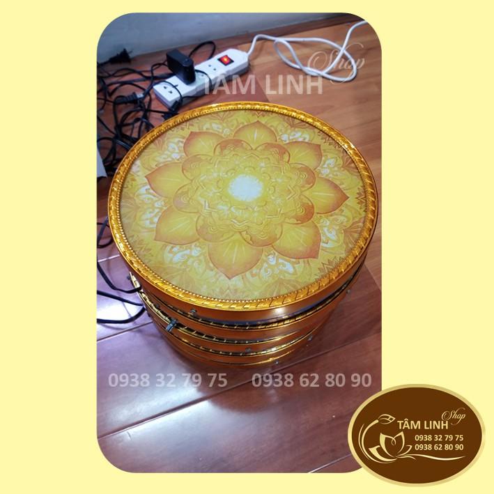 Đèn Thờ Hào Quang _ Mẫu Trúc Chỉ ( 16 cm - 19 cm
