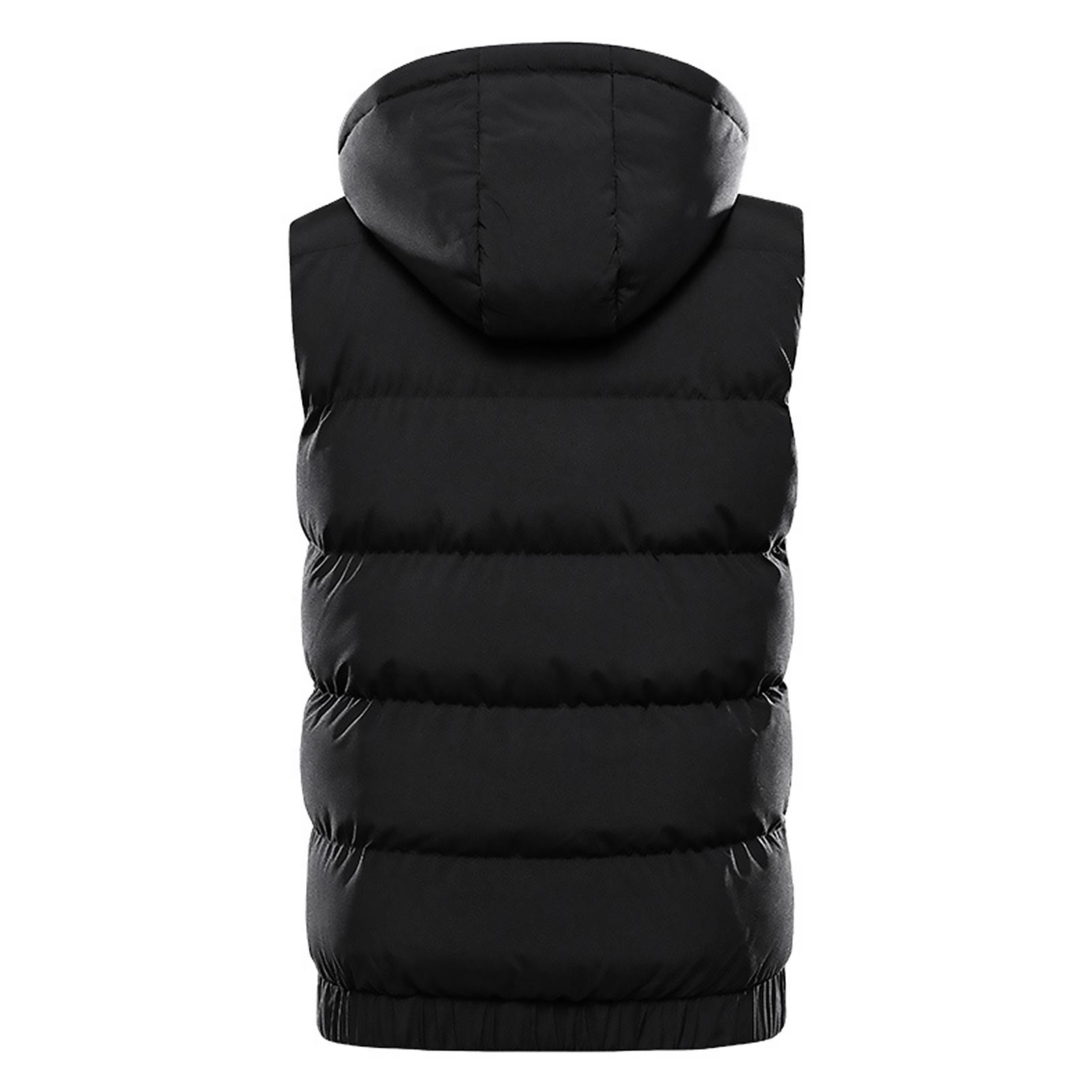 Áo Khoác Sưởi Ấm Unisex Với 9 Vùng Sưởi Chống Gió Ngoài Trời Có Mũ Có Thể Tháo Rời