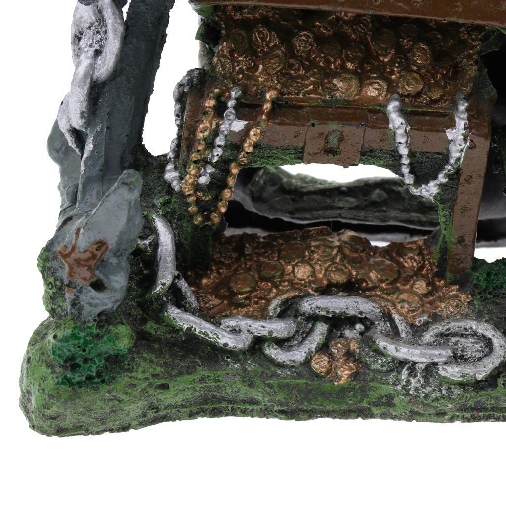 Aquarium Terrarium Landscaping Decor Reptiles Habitat Resin Ornament