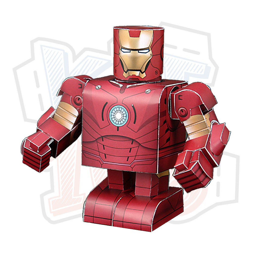 Paper Iron Man model: \