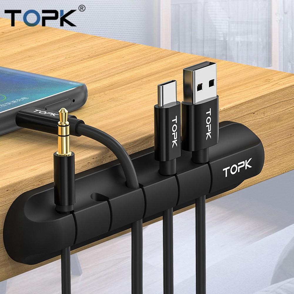 Kẹp giữ dây cáp bằng silicon tiện dụng