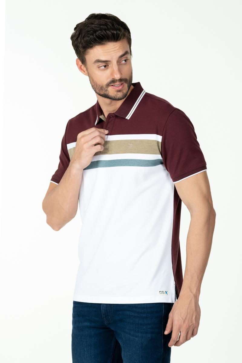 Áo thun nam cổ bẻ tay ngắn KS22FH64C-SCHE