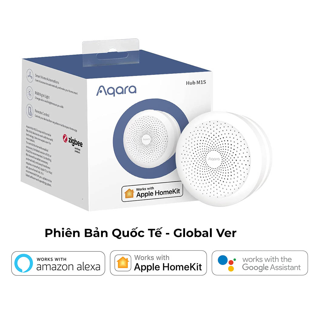 Aqara Hub M1S Bộ Điều Khiển Trung Tâm hỗ trợ Apple HomeKit