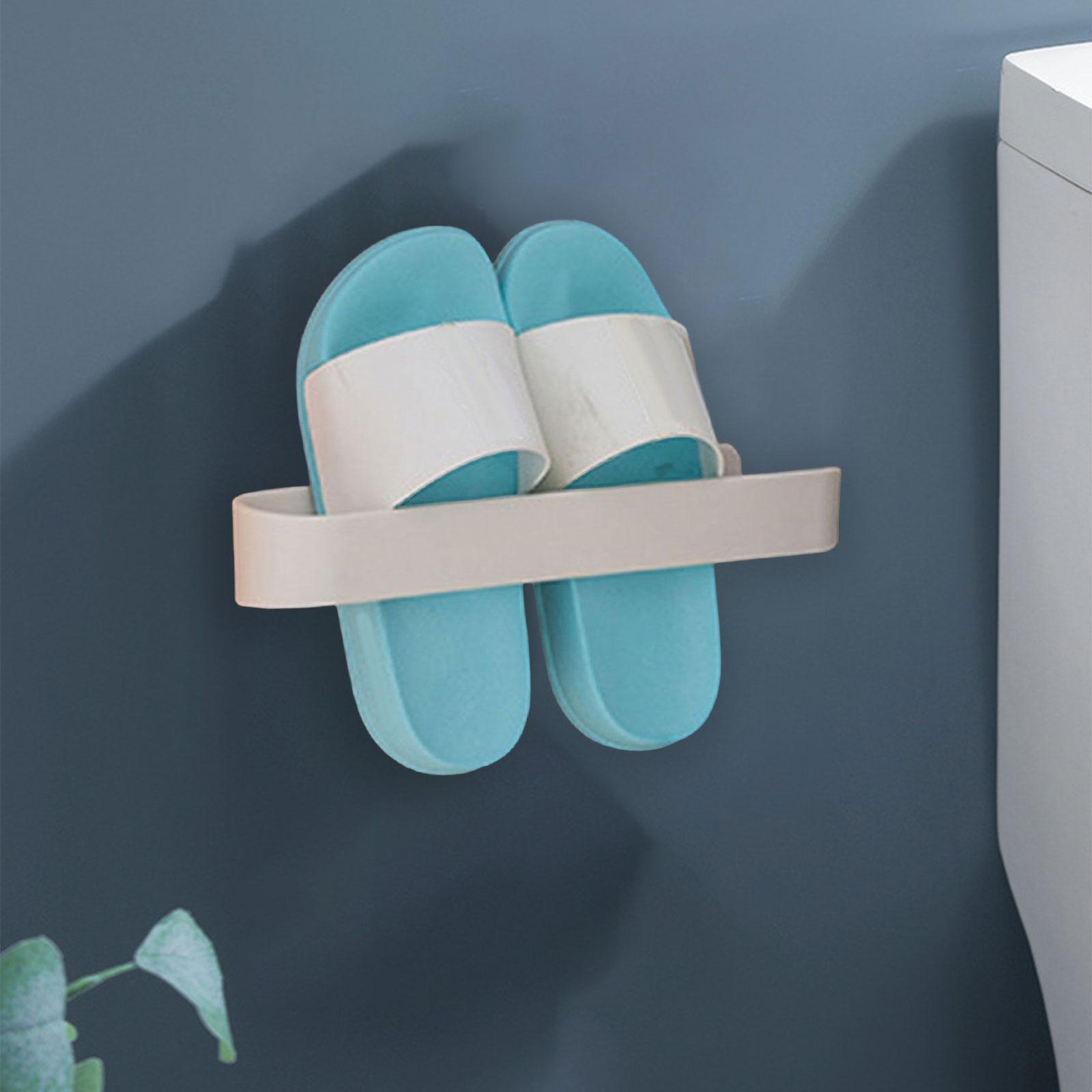 Multifunctional Bath Towel Holder Wall Storage Rack Hanging Storage Shelf for Kitchen Bathroom