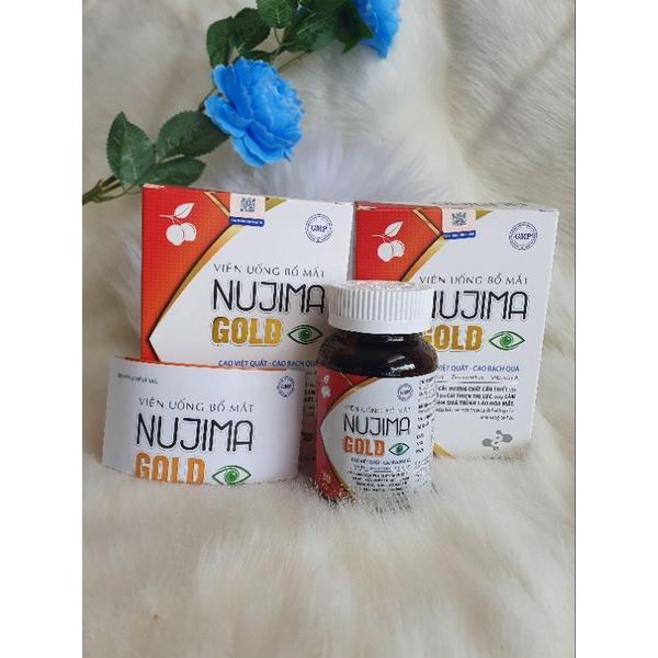 Viên uống bổ mắt Nujima Gold hỗ trợ cải thiện thị lực,làm chậm lão hoá mắt