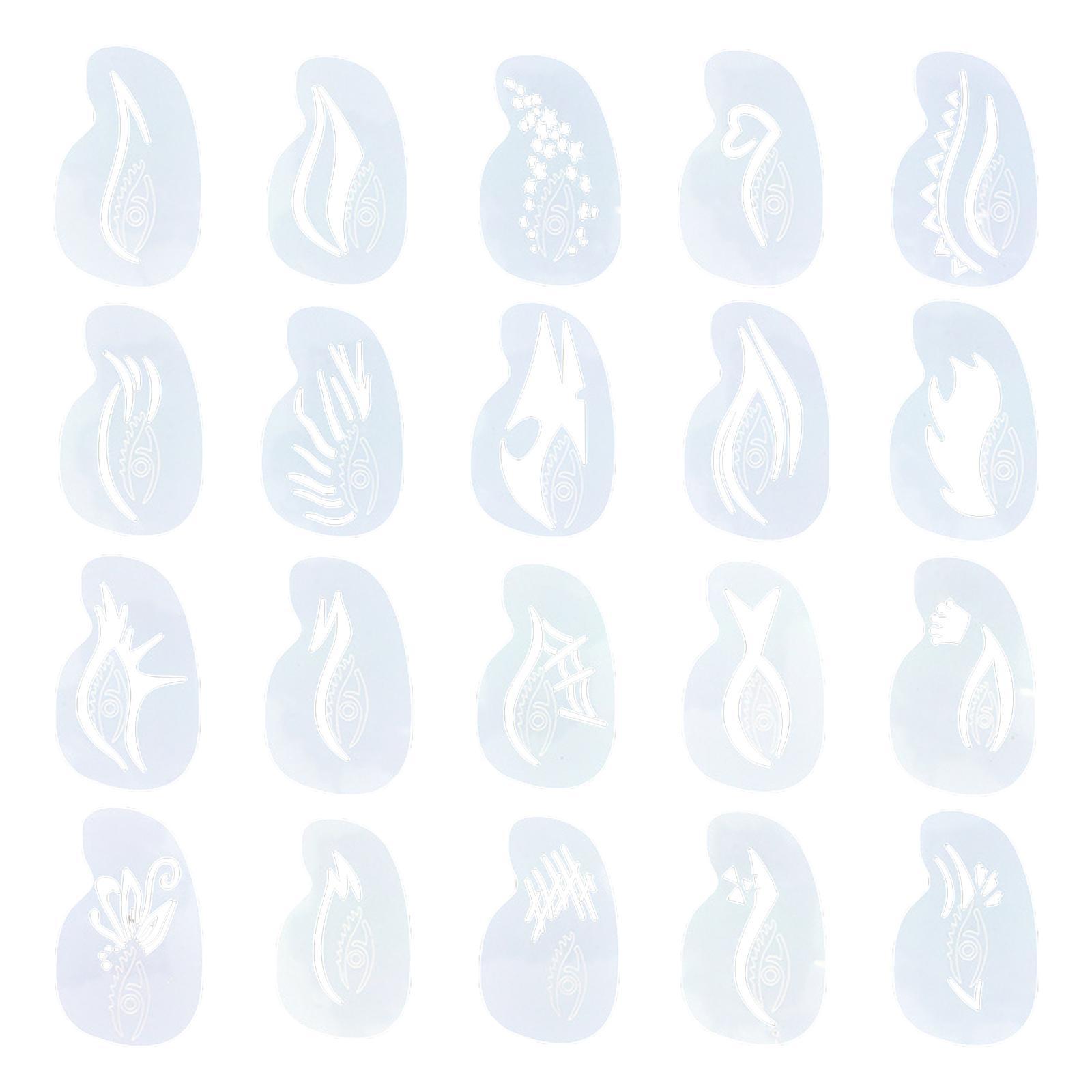 Face Paint Stencils Set for Children Adult DIY Party Supplies Painting