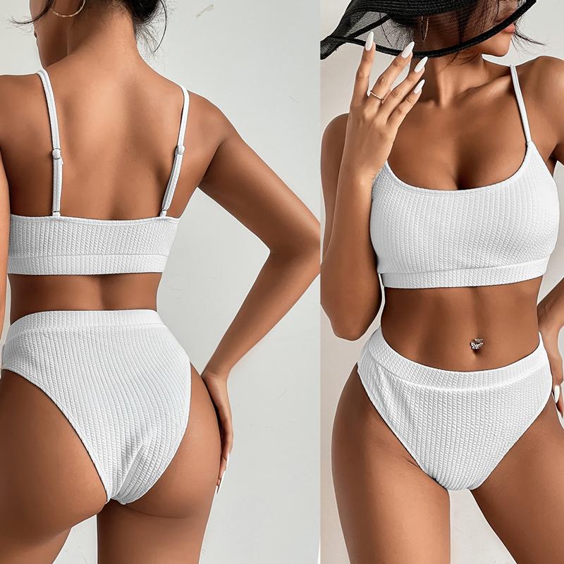 Cao Cấp Gợi Bikini Đồ Bơi Nữ 2021 Chắc Chắn Biquini Đẩy Lên Đồ Bơi Tam Giác Bikini Gân Đồ Tắm Mujer "Đi Biển