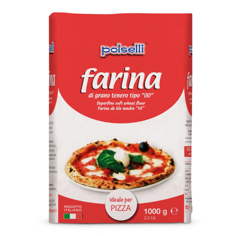 Tặng Men - Bột Mì Farina Polselli Chuyên Làm Pizza 1kg