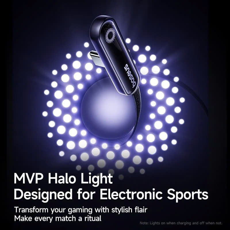 Cáp Sạc Nhanh C to C Baseus MVP 3 100W (480Mbps, 90° Elbow Design) hàng chính hãng