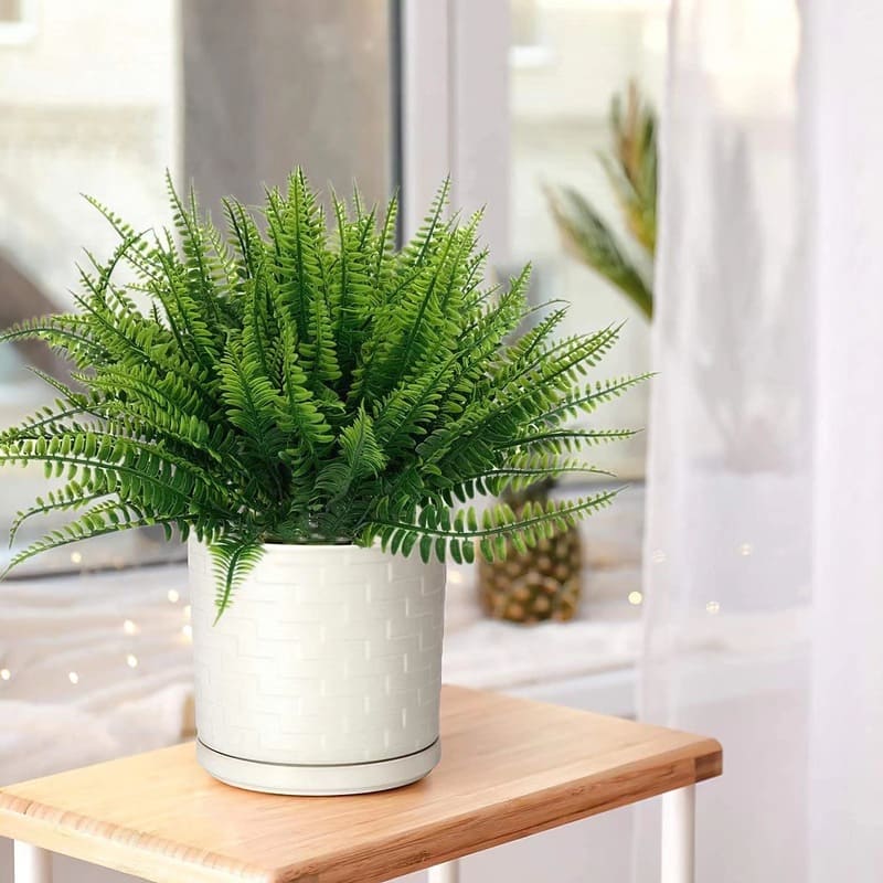 Nhánh lá dương sỉ giả mẫu số 04, Giá bán 1 nhánh không kèm bình cắm