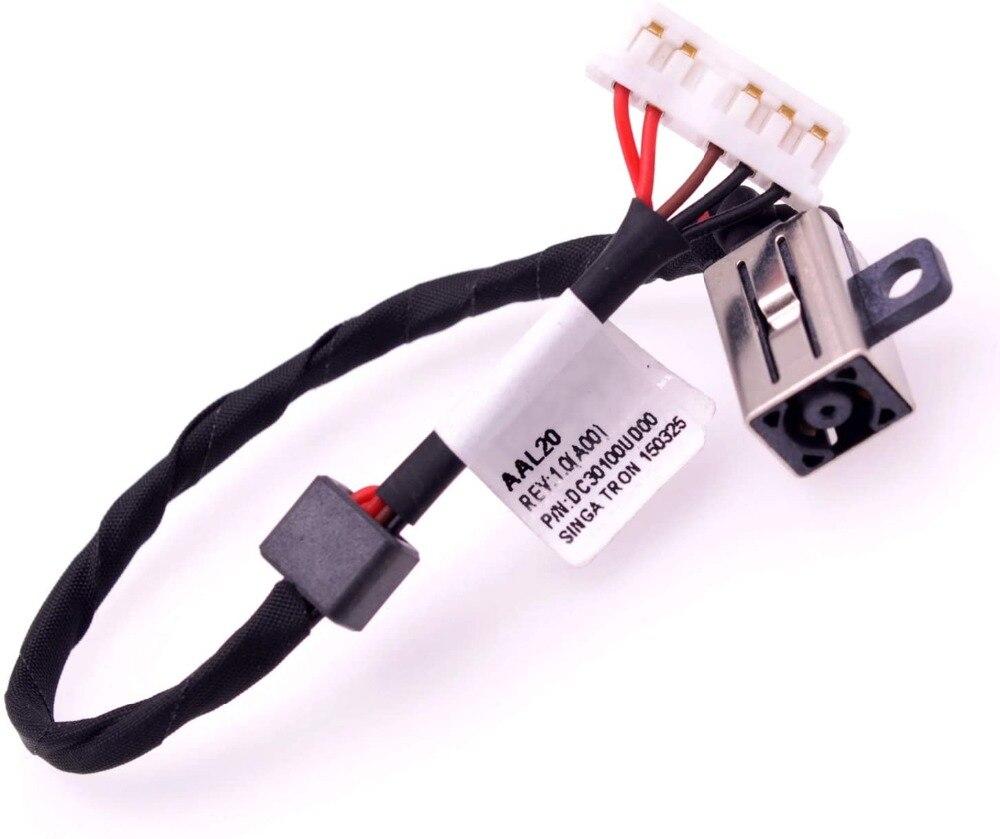 Mới Dây Cáp Nguồn Dc Cho Dell Inspiron 15-5000 5559 14- 5455 P51f P64g Vostro 3559 P65g Dc30100ud00k4dt9d