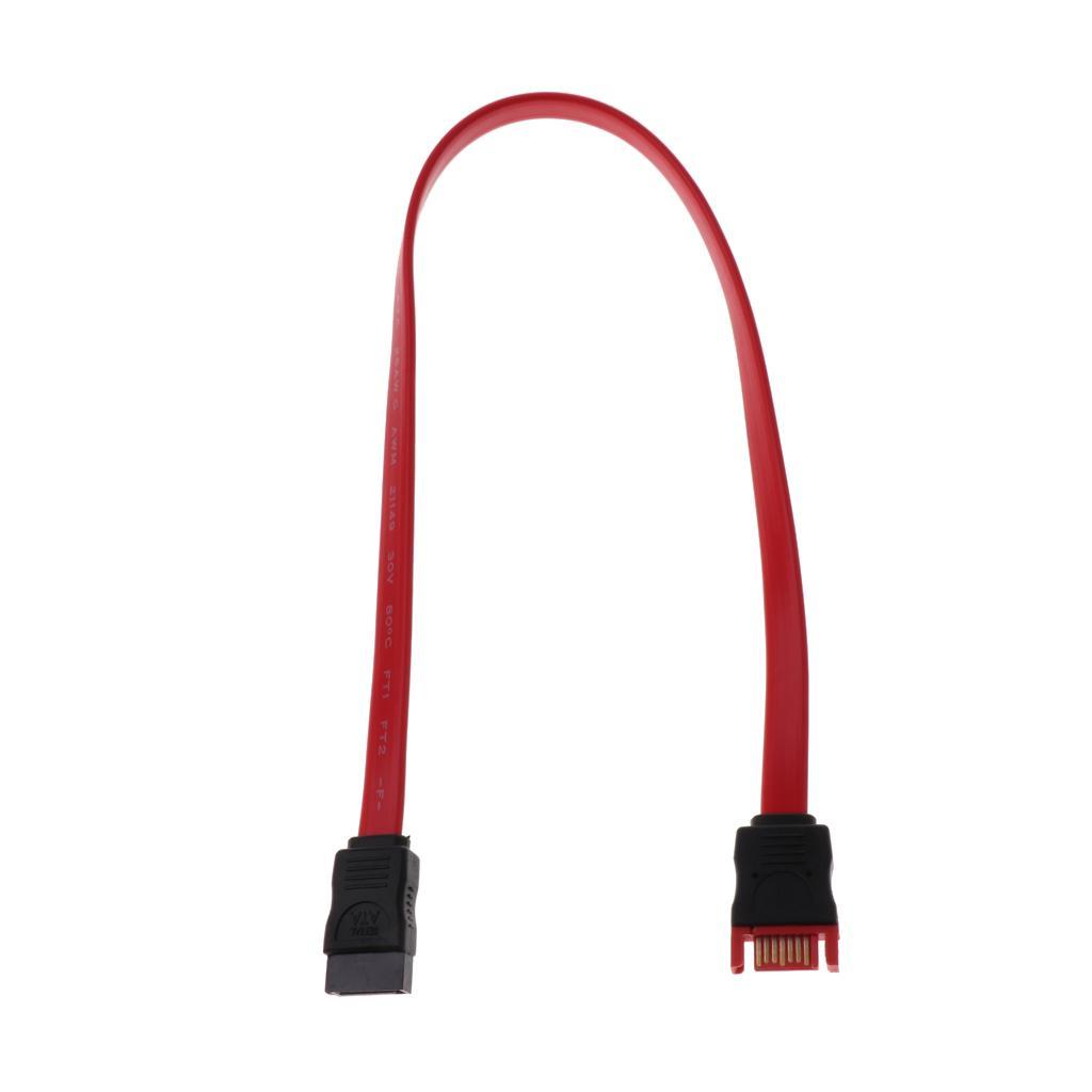 7 Pin Data Male to Female HDD Cable Adapter Extension Cable