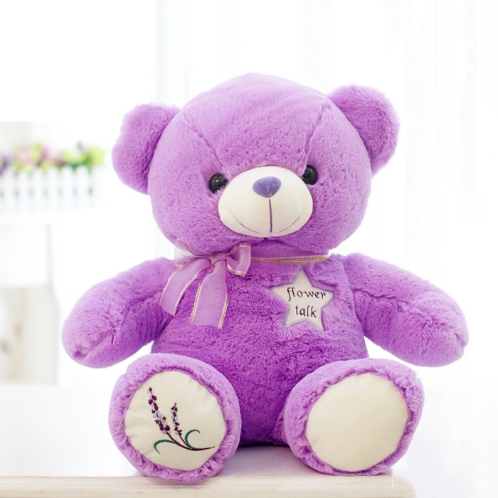 Gấu bông màu tím Teddy Lavender