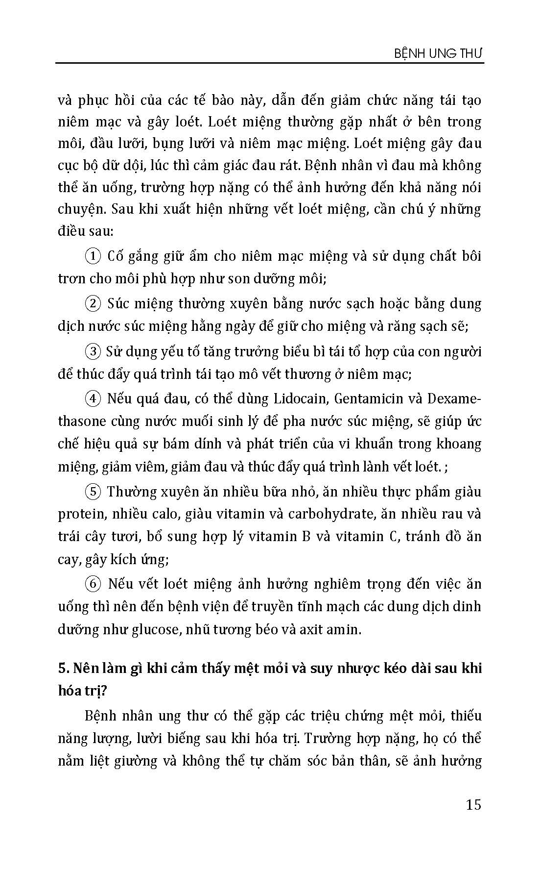 Phương Pháp Đieu Trị Bệnh Ung Thư Và Phục Hồi Sức Khoẻ