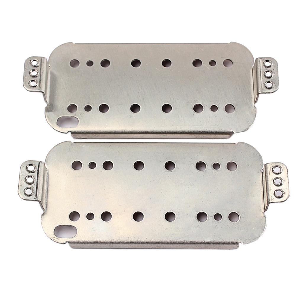2X Electric guitar humbucker double coil pickup base plate for guitar