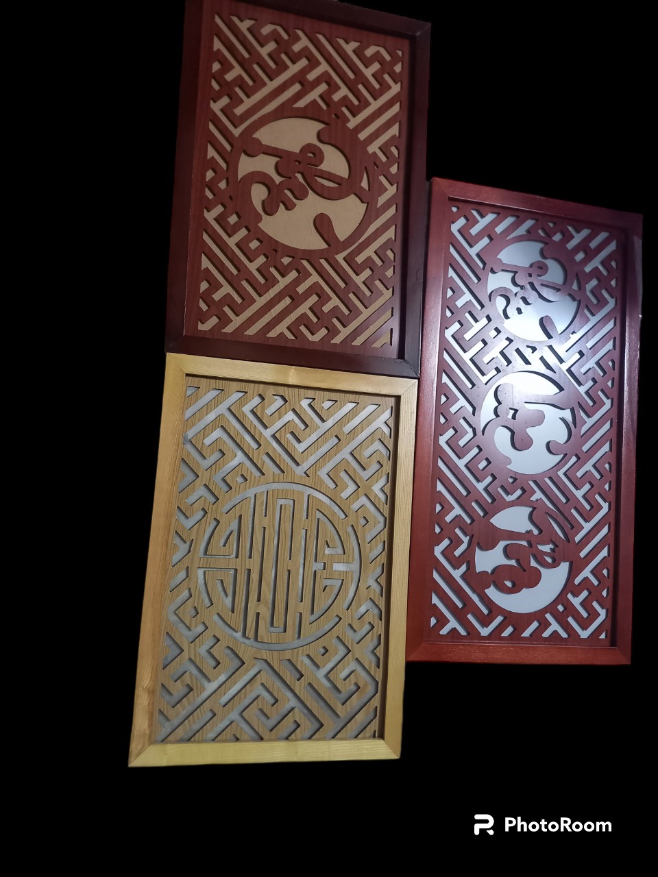 Tấm (Chắn khói) chống ám khói bàn thờ gia tiên, bàn thờ treo tường kiểu dáng đẹp