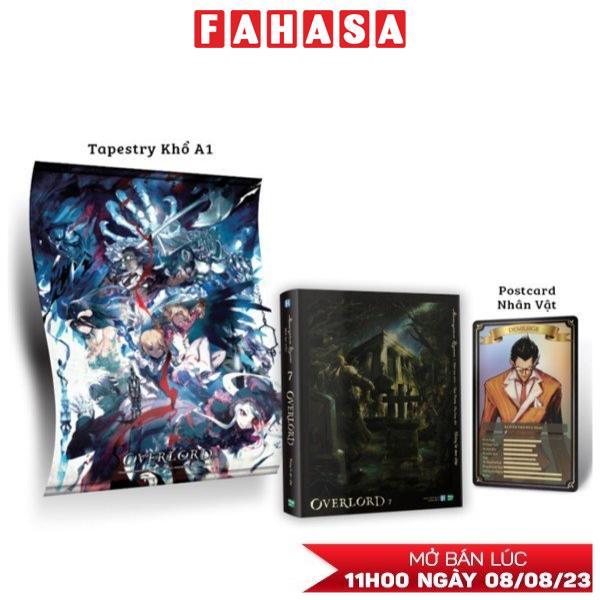 OVERLORD - Tập 7: Những Kẻ Xâm Nhập - Bản Giới Hạn - Tặng Kèm Postcard Nhân Vật + Tapestry Khổ A1