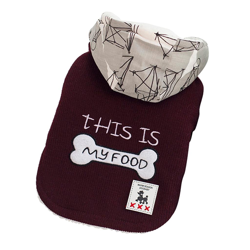 Dog Coat Hoodie Pet Winter Clothes Warm Soft for Medium Large Dogs