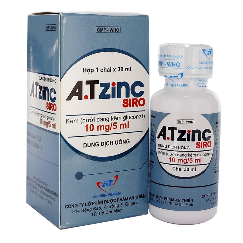 KẼM ZINC DẠNG SIRO VÀ VIÊN UỐNG DÙNG CHO TRẺ EM &amp; NGƯỜI LỚN