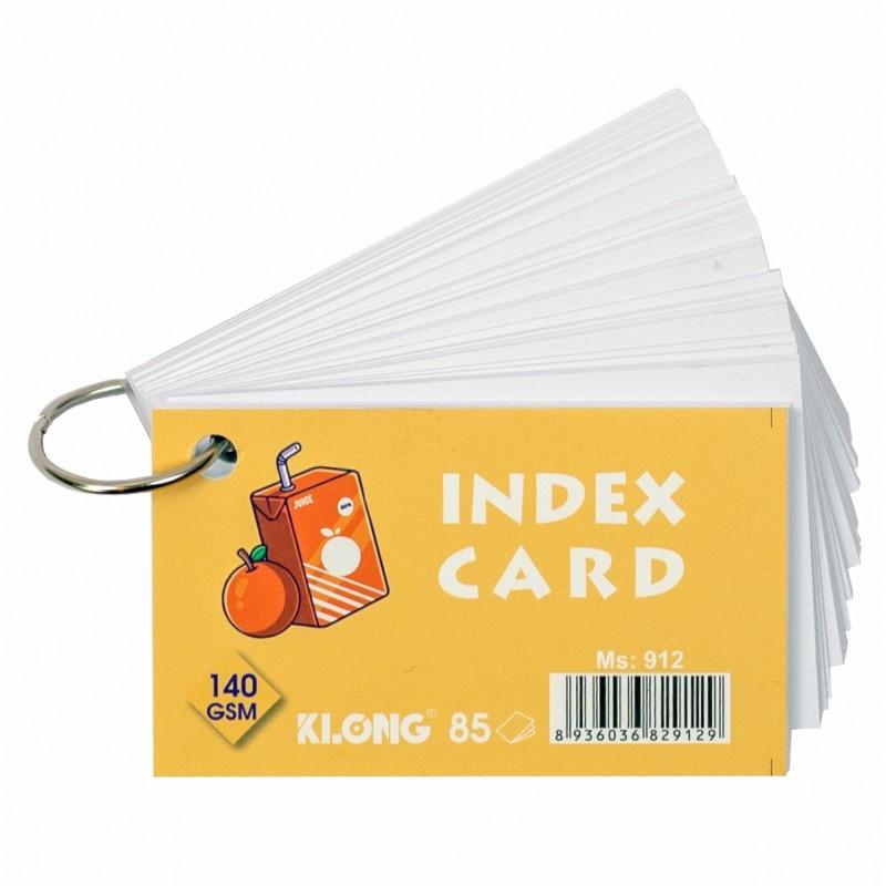 Tập thẻ Index Card A7- 85 tờ 140/92; MS: 912