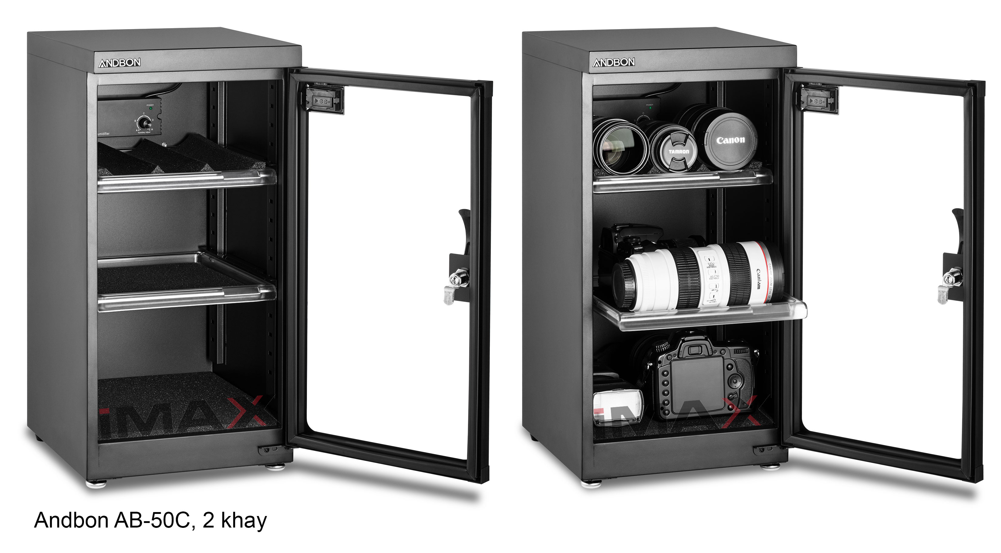 Tủ chống ẩm Andbon AB-50C, 50 lít - Hàng chính hãng