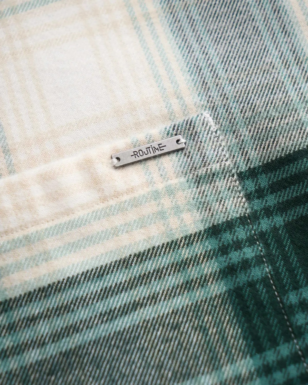 Áo sơ mi tay dài nam vải flannel Form Oversize - ROUTINE 10F25SHL002
