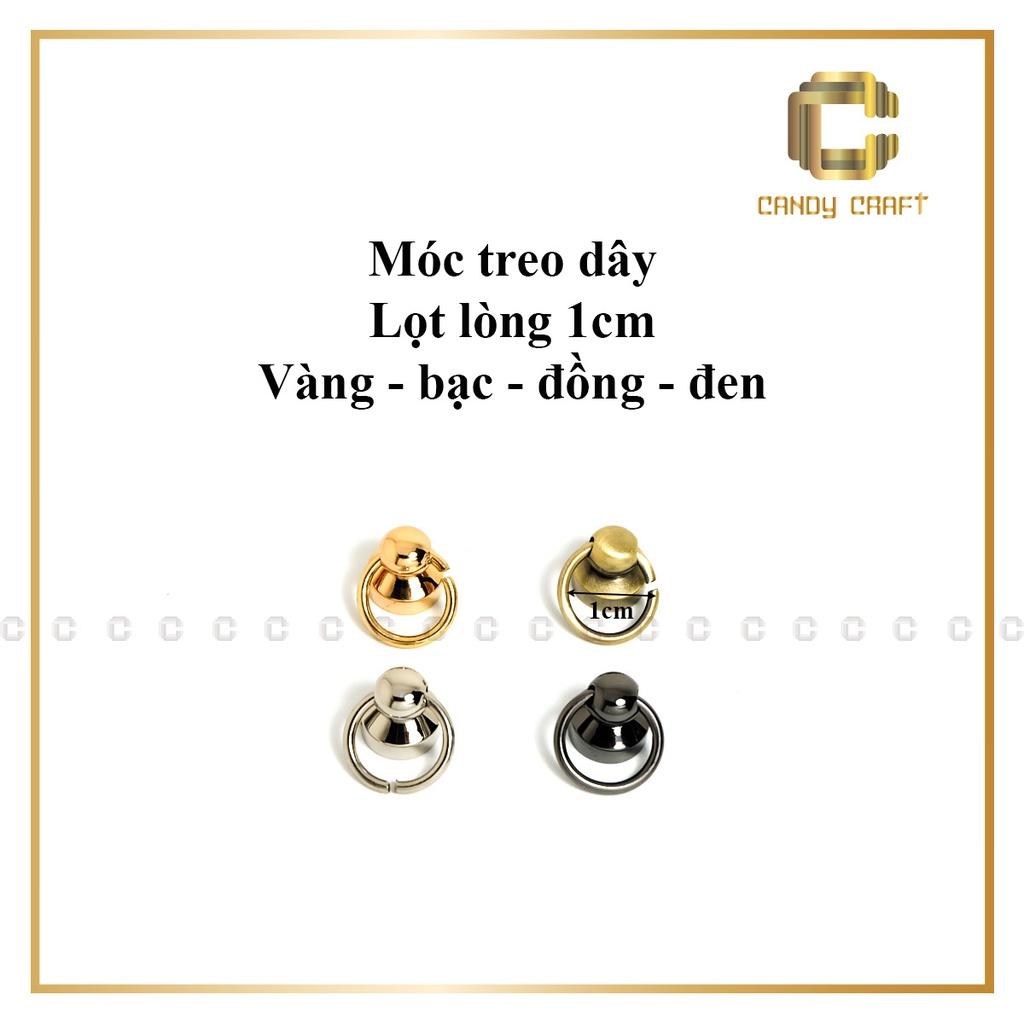 Móc treo cài túi - 1cặp đồng thau 1.1cm