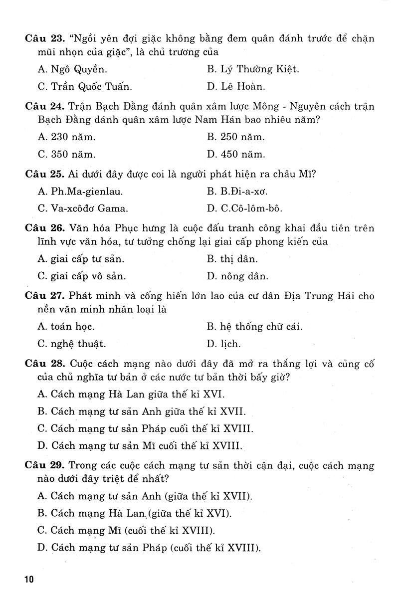 Sách Luyện Thi Trung Học Phổ Thông Quốc Gia 2019 - Khoa Học Xã Hội