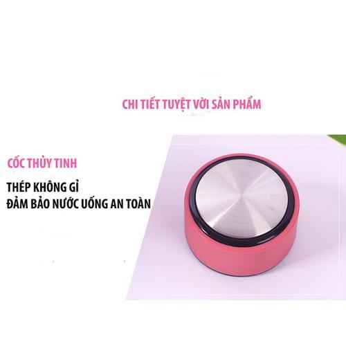 Bình giữ nhiệt mẫu mới ruột thủy tinh chịu nhiệt cao 450ml