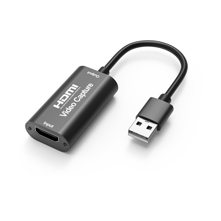 ROGTZ Cáp Chuyển HDMI Vào Laptop, PC Qua Cổng USB 1080P HDMI Video Capture - Hàng Nhập Khẩu