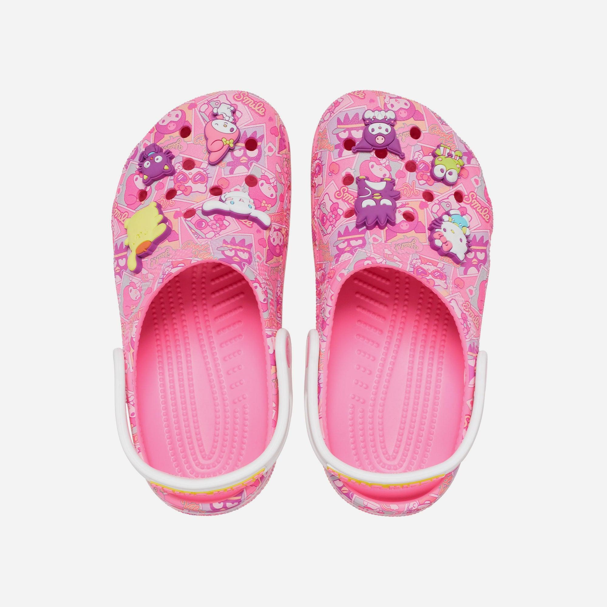 Giày lười trẻ em Crocs Classic Hello Kitty - 208103-680