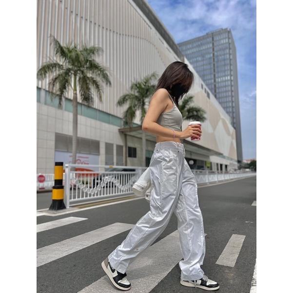 QUẦN TÂY TRẮNG FORM RỘNG THIẾT KẾ AZIER