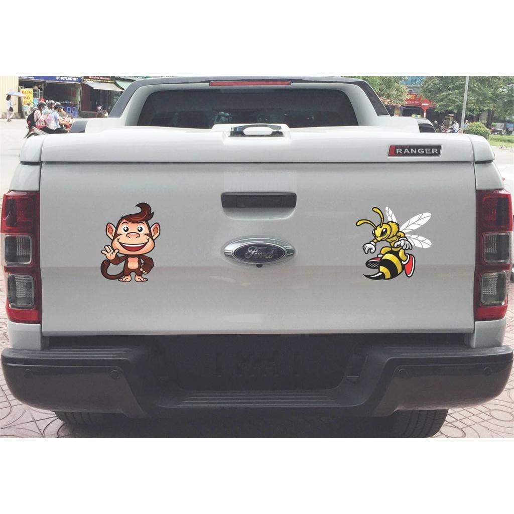 Decal trang trí xe ô tô, xe tải, SUV, sedan, bán tải, đầu kéo, xe khách dán được nhiều dòng xe