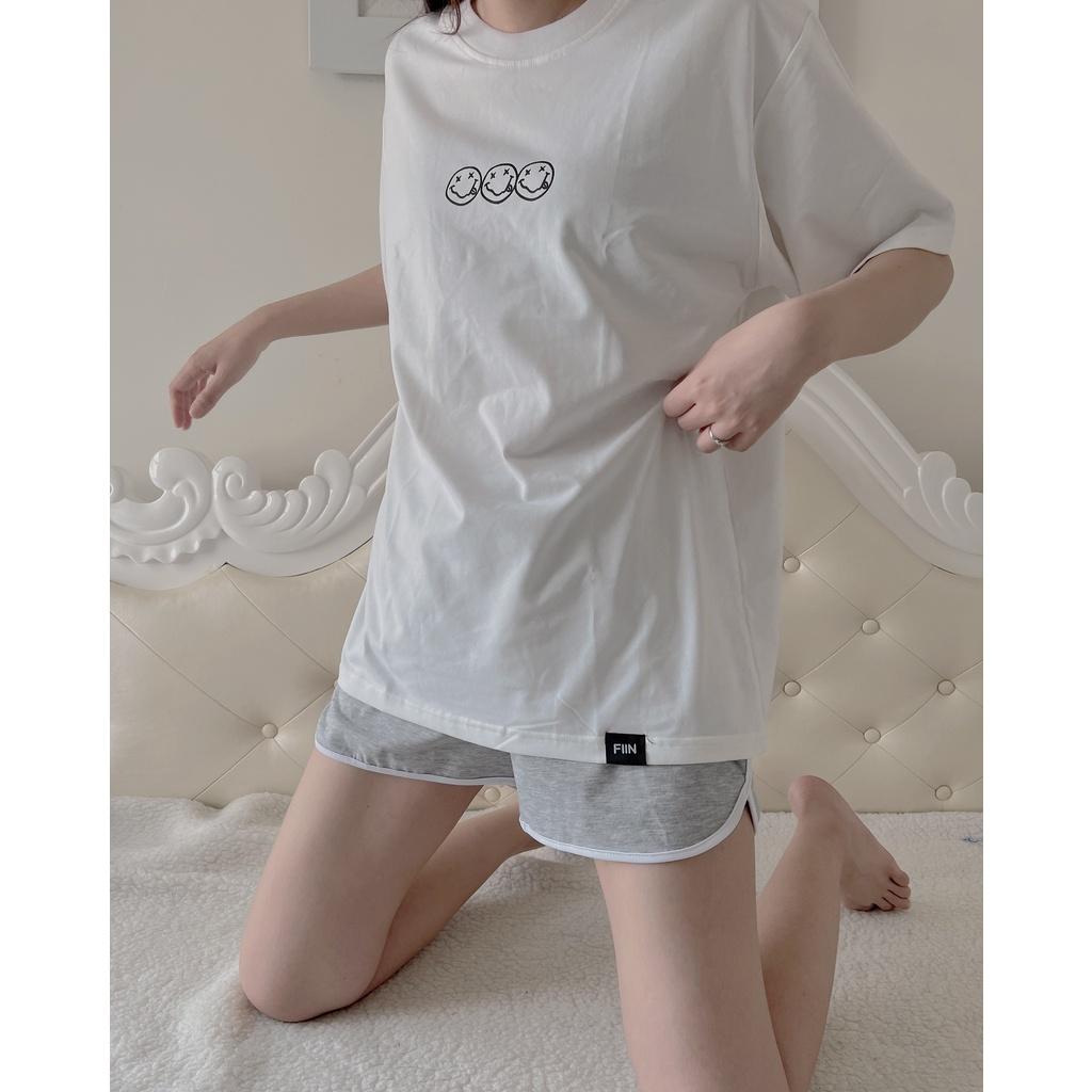 Quần đùi nữ ngủ mặc ở nhà form rộng nhiều màu, Quần short nữ chất cotton thoáng mát - Made by Toneontone TOT