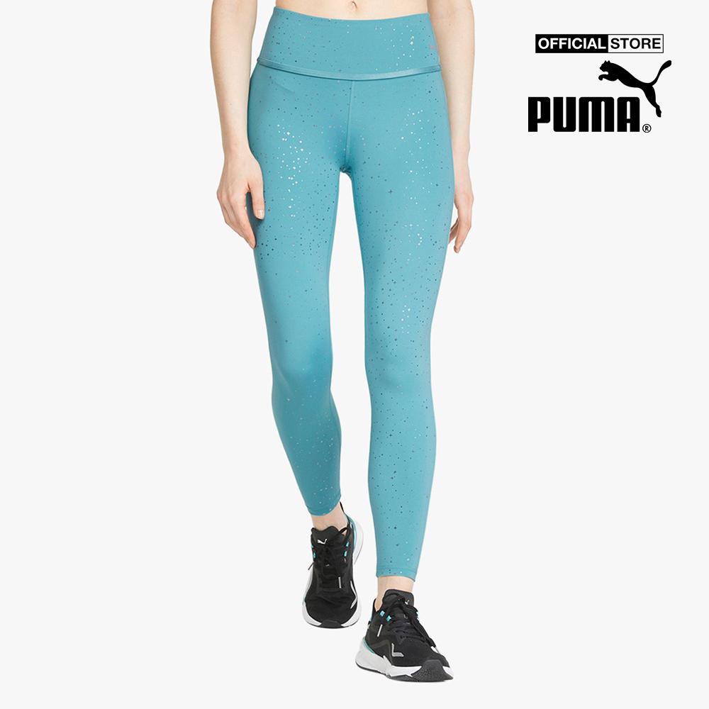 PUMA - Quần legging thể thao nữ Stardust High Waist Printed 7/8 Training 521375