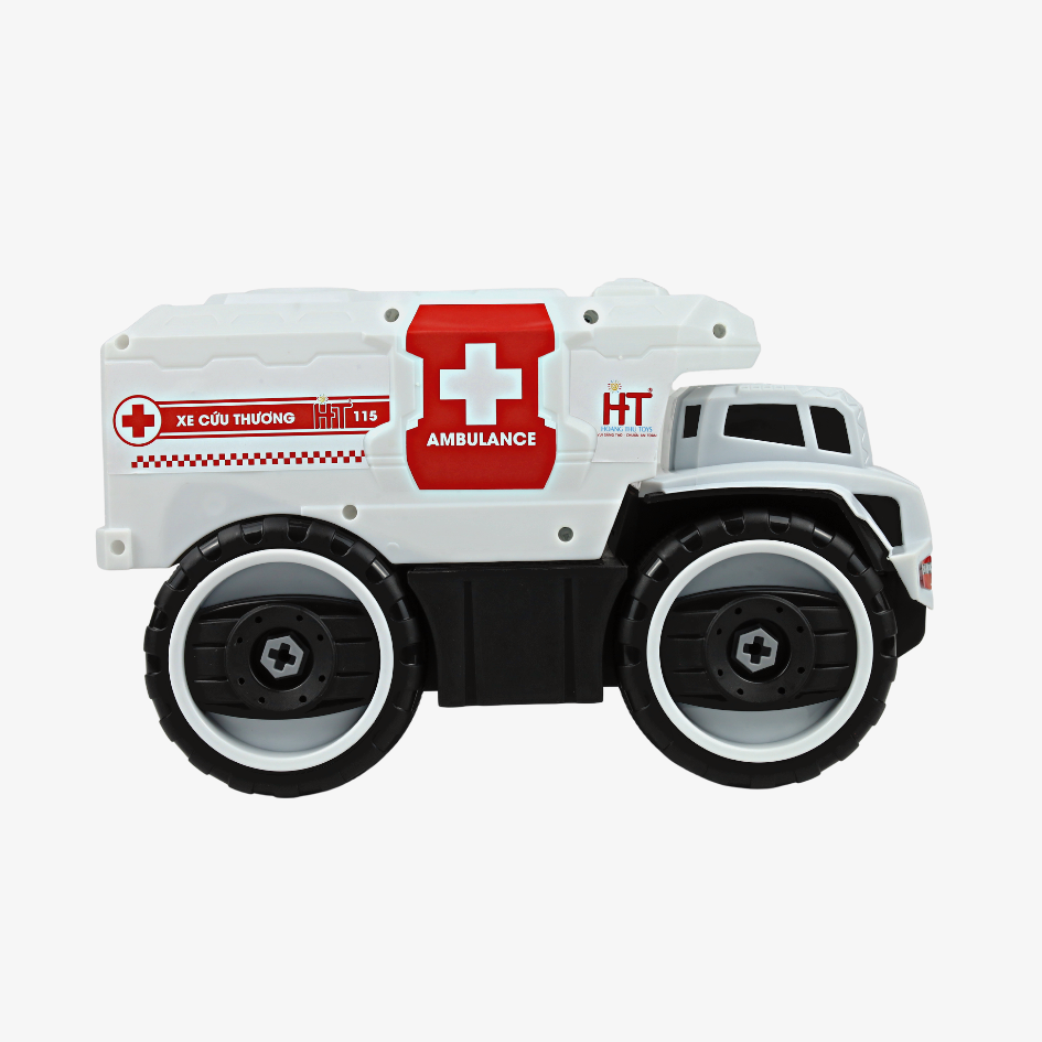 Xe cứu thương lắp ráp thông minh có âm thanh HT7761