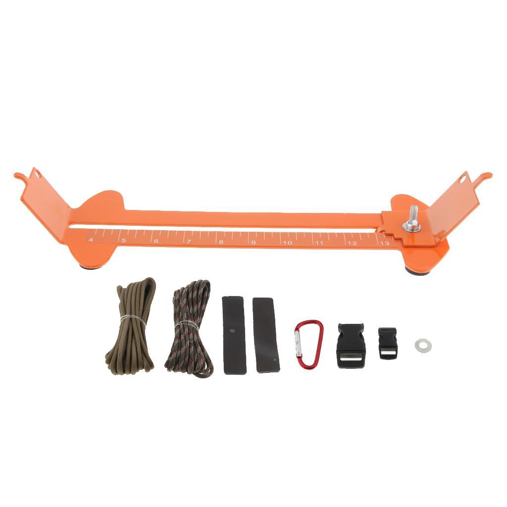 Stainless Steel Jig Craft Paracord Bracelet Making Rack Braid Tools with carabiner buckle