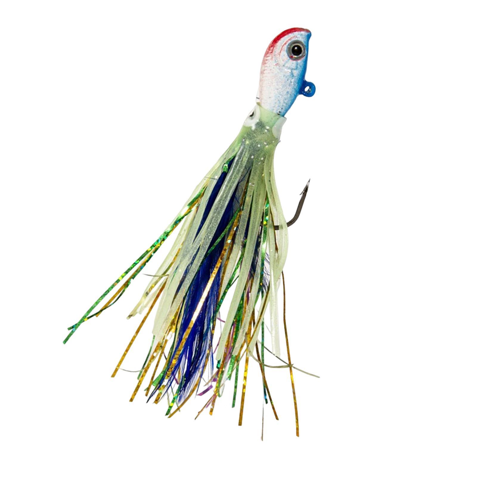 Luminous Lifelike Squid Skirt  Sea Fishing  Glow Fishing  Hook