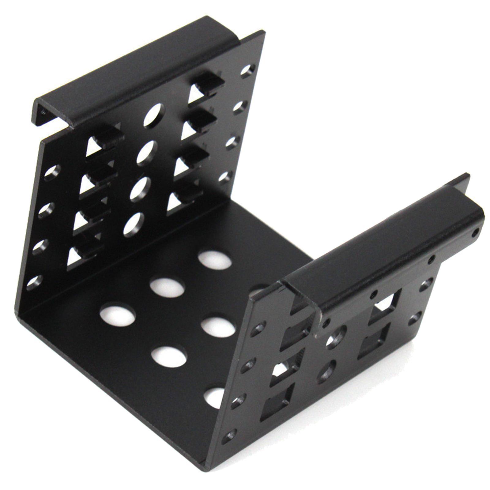 4-Bay 2.5 inch to 3.5 inch HDD Caddy Black Bracket