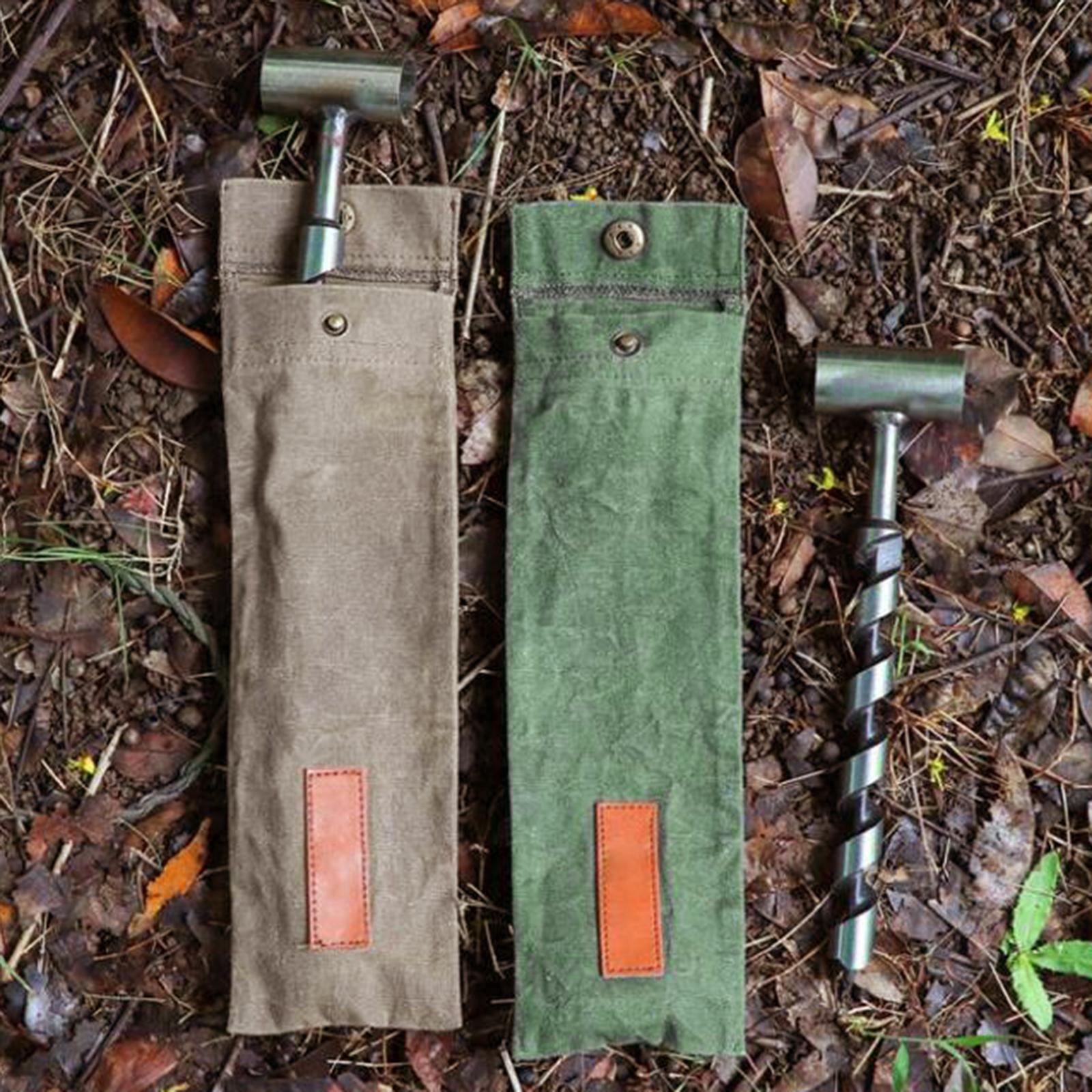 Hand Auger Wrench - Bushcraft Gear and Equipment Wood Drill Peg Survival Tool Manual Hole Maker Multitool for Camping, Hiking and Outdoor Backpacking