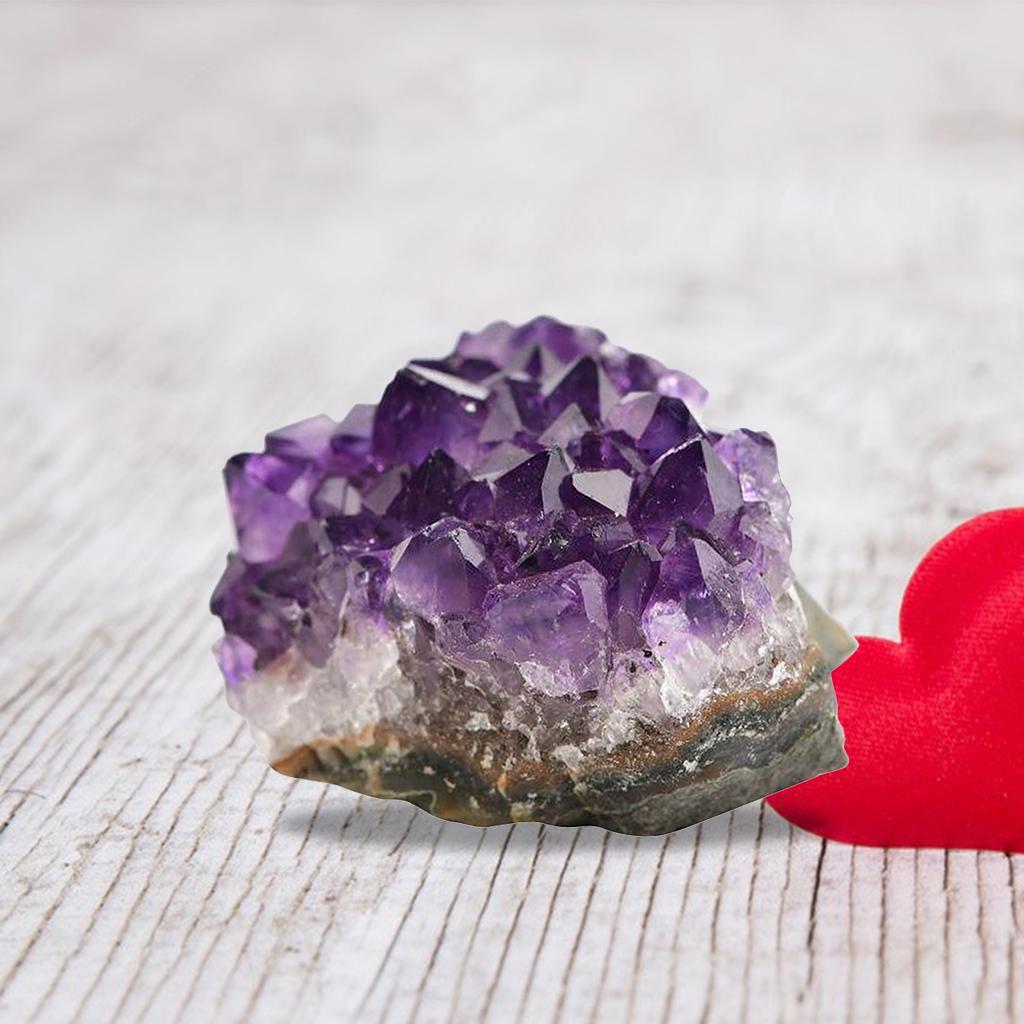 Unique Natural Amethyst Rock Mineral Uruguay for Spiritual Meditation Decor