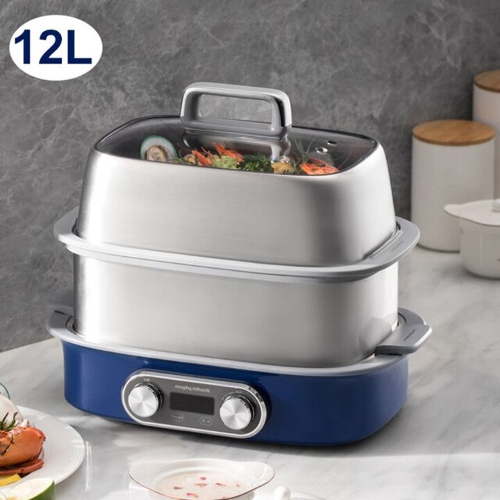Nồi hấp đa năng Morphy Richards MR1168 2000W - Hàng Nhập Khẩu